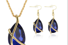 Buy Now: 40 Sets Luxury Crystal Women's Necklace Earrings Jewelry Set