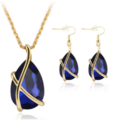 Comprar ahora: 40 Sets Luxury Crystal Women's Necklace Earrings Jewelry Set