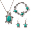 Buy Now: 20 Sets Luxury Vintage Turquoise Turtle Ladies Jewelry Set