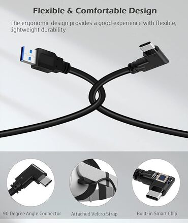 USB C 3.2 Cable, 20ft