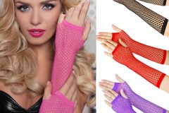 Comprar ahora: 100 Pairs of Stretch Sexy Punk Half Finger Party Etiquette Gloves