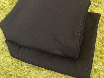 Selling With Online Payment: 2 pairs plain black trousers size 11-12 (146-152cm)