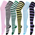 Buy Now: 50 Pairs of Striped Over-the-Knee Socks, Thigh Socks