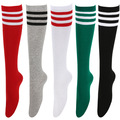 Buy Now: 50 pairs of three-stripe mid-calf striped socks