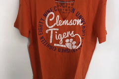 Buy Now: NWT Women's Pressbox Clemson University Tigers Short Sleeve V Cut