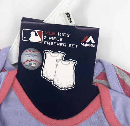 NWT MLB Seattle Mariners Toddler Infant Creeper Set 2 PC  