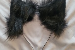 Selling with online payment: Fuzzy Black Cat Ears