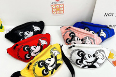 Buy Now: 25pcs cartoon Mickey shoulder bag chest bag slung waist bag