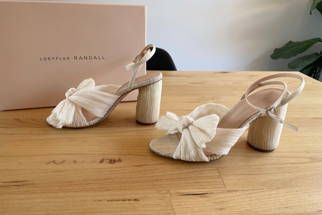 Loeffler Randall Camellia wedding shoes Size 7B Wedshare by Wedshed