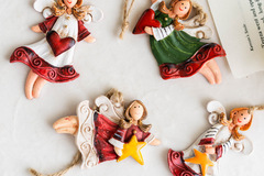 Buy Now: 50pcs Christmas resin angel pendant decoration