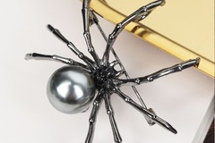 Comprar ahora: 100pcs Vintage Spider Rhinestone Brooch