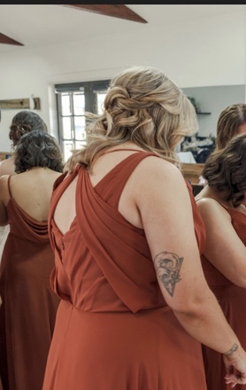 Bridesmaid dress size 20 store