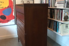 Individual Seller: Solid Wood Mid Century Modern Tallboy Dresser $350