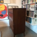 Individual Seller: Solid Wood Mid Century Modern Tallboy Dresser $350