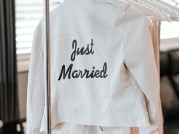 Selling: Just Married Faux Leather Jacket