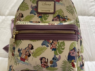 Selling with online payment: Stitch and Lilo backpack