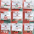 Comprar ahora: 360pairs/60sets Christmas series snowflake bell earring sets
