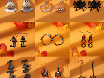 Buy Now: 100pairs Halloween Funny Earrings
