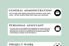 VA Service Offering: Virtual PA General Administration and Personal Assistant Services