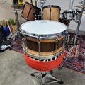 Selling with online payment: 14" x 7" Solid Stave handmade snare drum