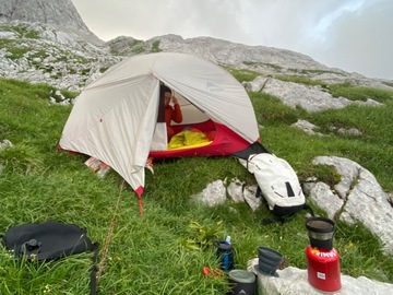 Hiring Out (per day): MSR Hubba Hubba tent