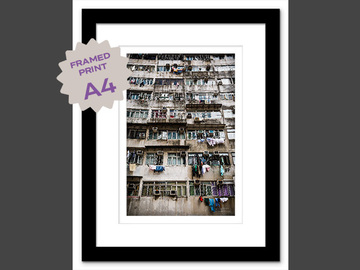  : Wan Chai A4 framed print