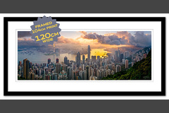  : Hong Kong Sunrise 104cm framed print