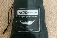 Hiring Out (per day): DD Superlight hammock and Tarp
