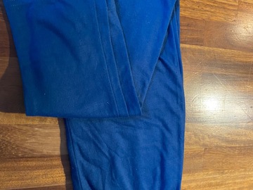 Winter sports: Blue legging base layer 