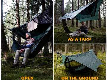 Hiring Out (per day): Amazonas Traveller Camp: 3-In-1 Camping Hammock (Derby)