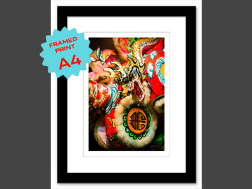  : Sai Kung dragon A4 framed print