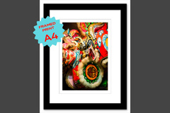  : Sai Kung dragon A4 framed print