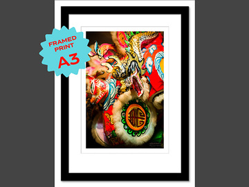  : Sai Kung dragon A3 framed print