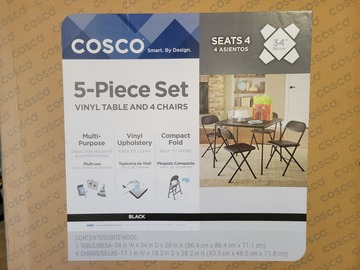 Renting out with online payment: Cosco Table & 4 Chairs Set