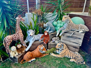 Renting out with online payment: Wild safari Animal party package