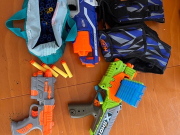 Renting out with online payment: Nerf Guns