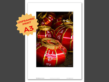  : Sai Kung lanterns A3 print