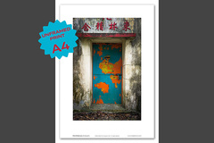  : Tei Tong Sai door A4 print