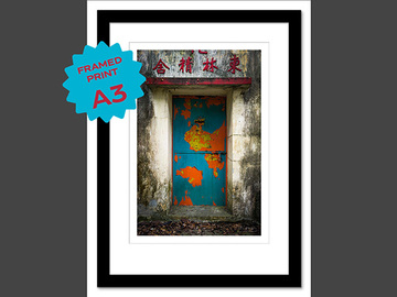  : Tei Tong Sai door A3 framed print