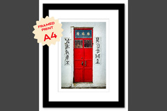  : Tai O door A4 framed print