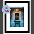 : Sai Kung temple A4 framed print