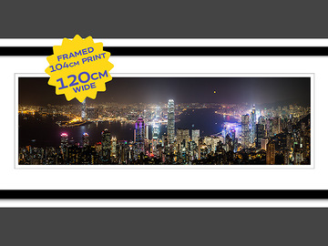  : Hong Kong Night #2 104cm framed print