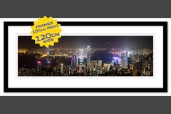  : Hong Kong Night #2 104cm framed print