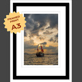  : Victoria Harbour aqualuna A3 framed print