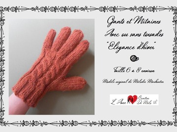 Sale retail: Modèles tricot mitaines et gants femme