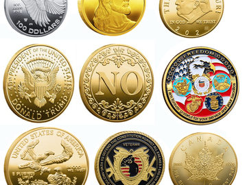 Comprar ahora: 100PCS Commemorative Novelty Coins ,Assorted