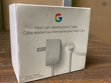 Buy Now: Google Weatherproof Cable for Nest Cam (Battery) Only - (15PCS)