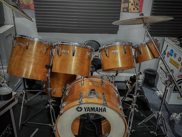 Selling with online payment: Vintage YAMAHA Birch(Pre-recording Custom) Drum Set)