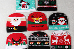 Comprar ahora: 50pcs Christmas hat warm woolen hat for boys and girls