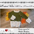 Vente au détail: Modèle tricot pull enfant Valérie